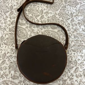 Portland Leather Large Circle Crossbody